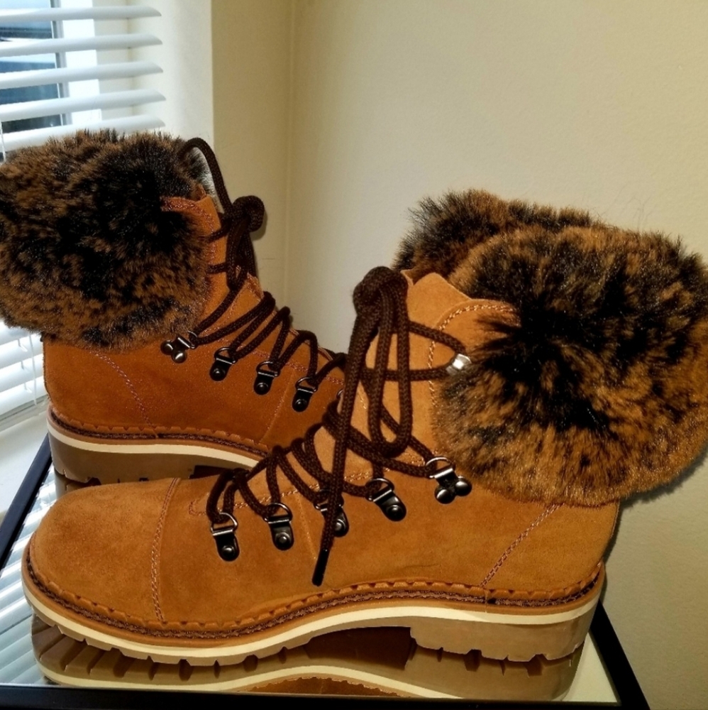 Sam Edelman faux fur ladies boots